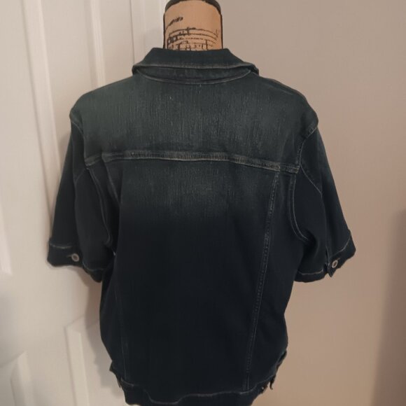 Marilyn Monroe Crop Denim Jacket XXL - Picture 3 of 3